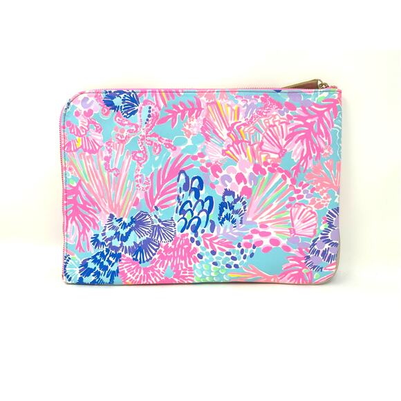 Lilly Pulitzer Laptop Notebook Tablet Sleeve Splendor In The Sand - Picture 3 of 6